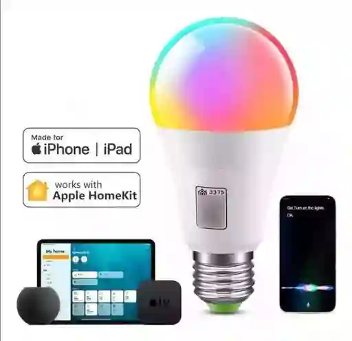 Bombillo Inteligente Wifi Led Compatible Apple Homekit Siri