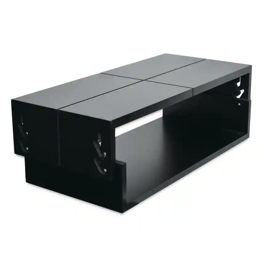 Mesa Base Pc Todo-en-1, Altura 5 Niveles 10~16cm, Ancho 53cm - Negro