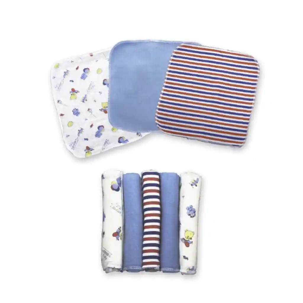 Set Pañuelitos Multiusos Landi Baby Azul U770