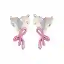 Aretes Topos Corazón Regalo Amor Para Mujer En Plata 925