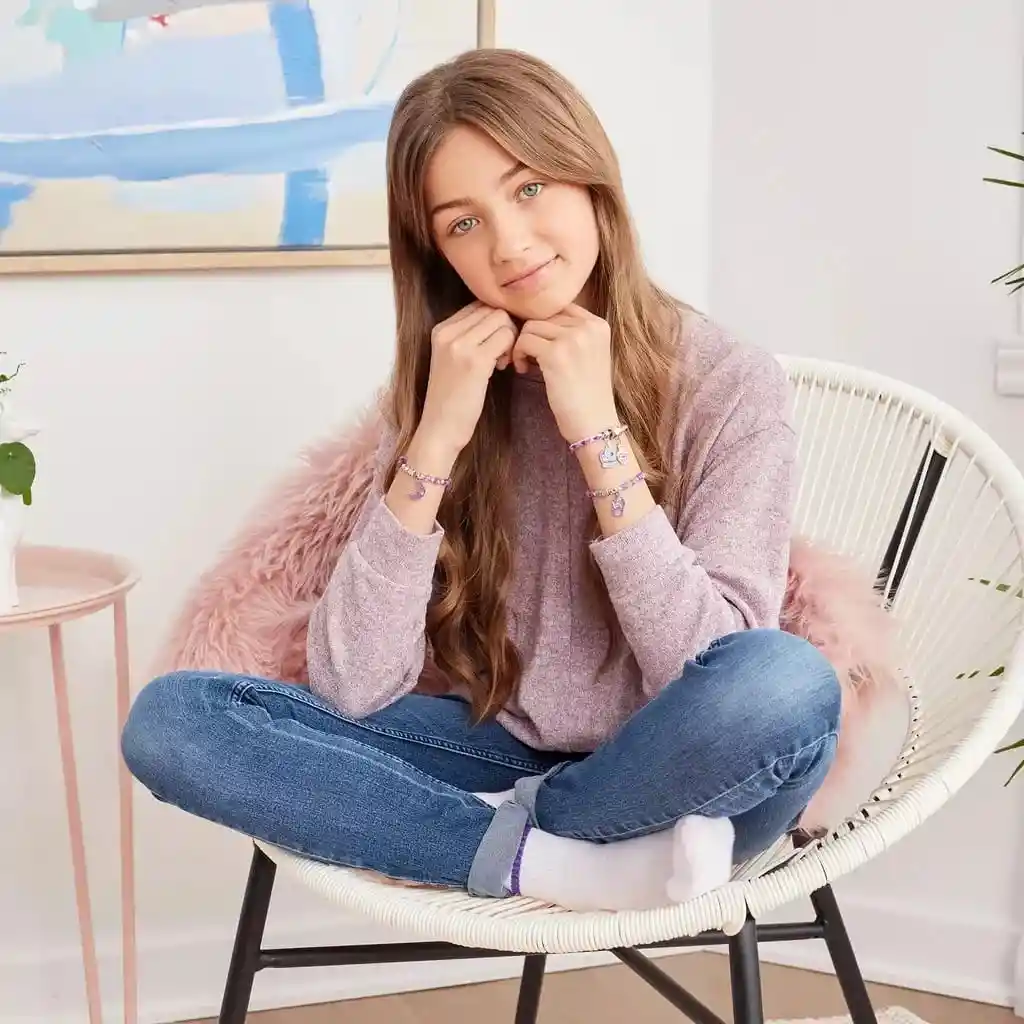 Set Para Hacer Pulseras Manillas Juguete Para Niña Collares