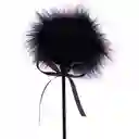 Látigo Fusta Y Pluma Negro