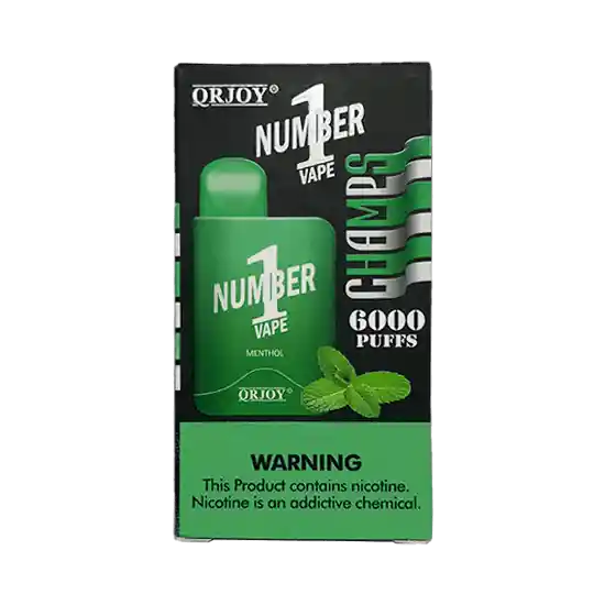 Vape Menthol Number 1 6000puffs