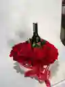 Corazon De Rosas Rojas Con Baileys