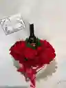 Corazon De Rosas Rojas Con Baileys