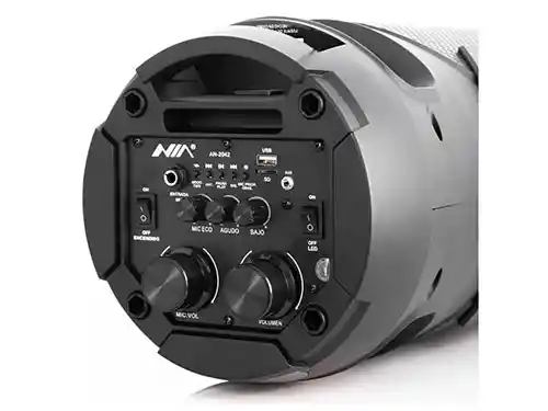 Cabina Torre De Sonido Bluetooth Parlante 7000w Con Control Y Microfono Incluido