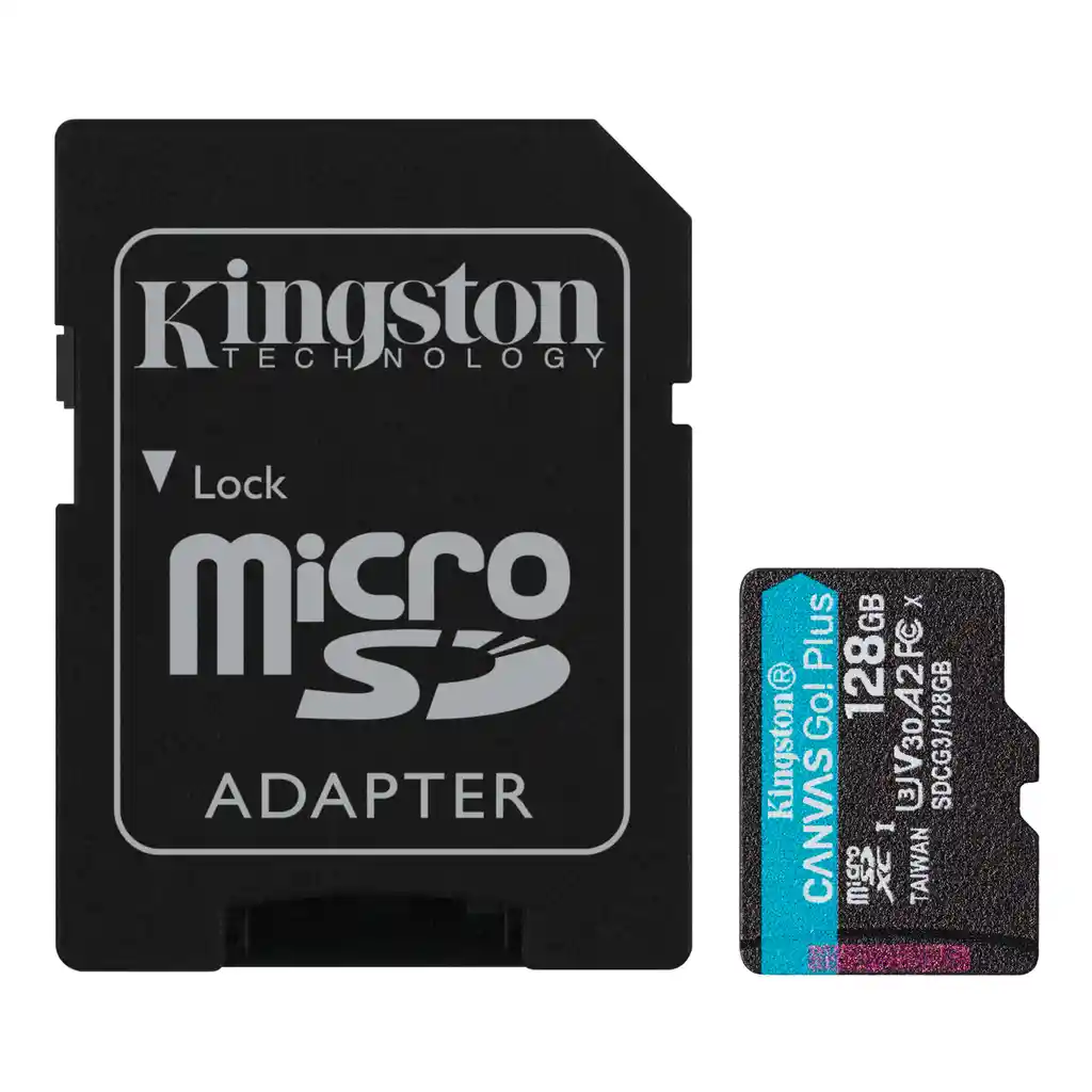 Microsd De 128gb Kingston Canvas Go! Plus Clase 30 Original