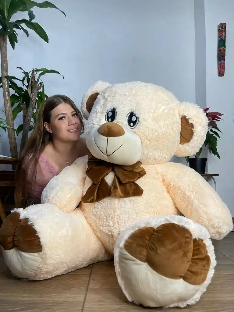 Oso Con Ojos Bordados Gigante 150cm