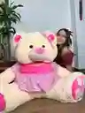 Hermoso Peluche De Osa Con Vestido Gigante 150cm