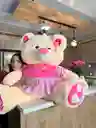 Hermoso Peluche De Osa Con Vestido Gigante 150cm
