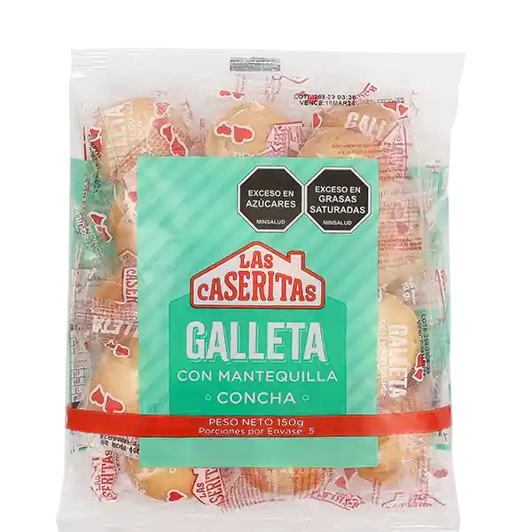 Galleta Concha Bolsa X 150 G