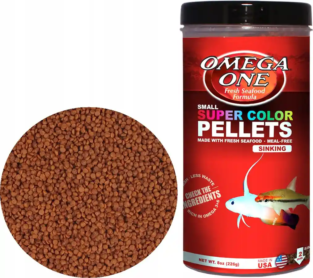 Super Color Pellets Small Sinking 226g Omega One