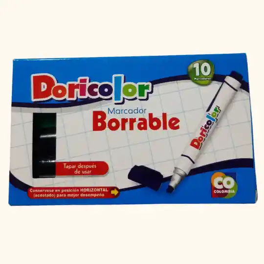 Marcador Borrable Caja Surtida