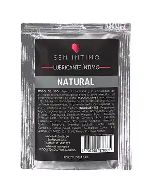 Lubricante Neutro Sachet X 7 Ml