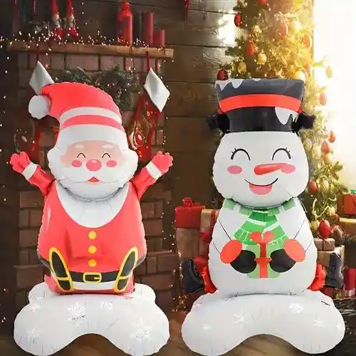 Globo Metalizado Papá Noel Navidad