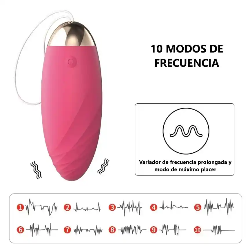 Huevo Vibrador Recargable Murney