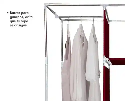 Closet Armable 3 Puertas Organizador Portátil