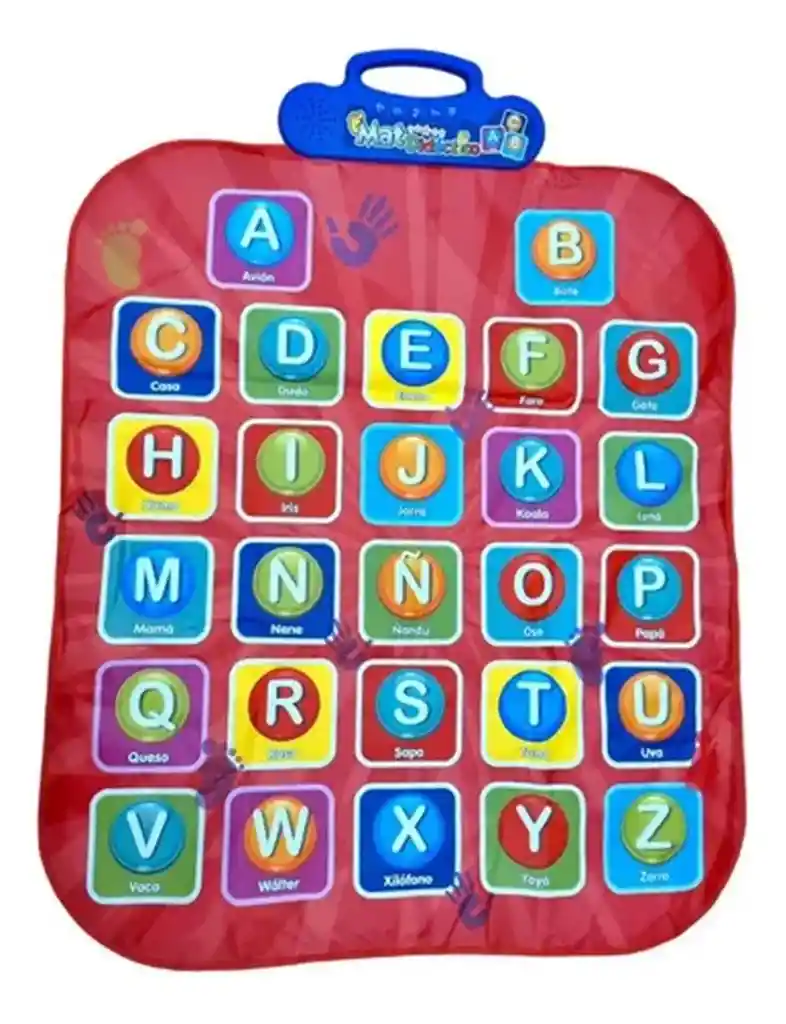 Tapete Abc Magico Niño Didactico Manta Abecedario Interactivo Color