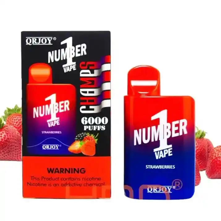 Vape Number 1 Strawberries 6000puffs Recargable