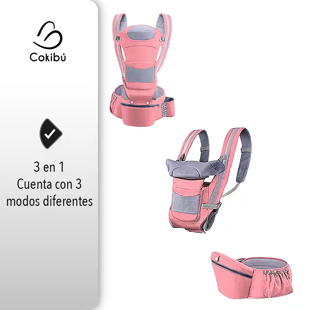 Cargador Canguro Para Bebe Ergonómico Asiento Comodidad