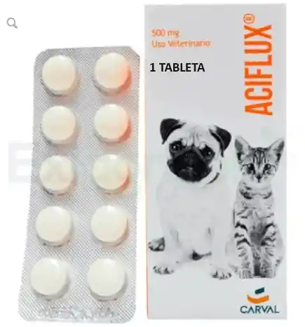 Aciflux 500 Mg X 10 Tabletas