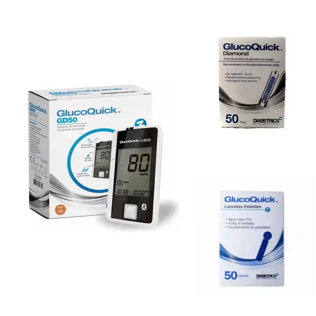 Glucometro Glucoquick Diamond Gd50