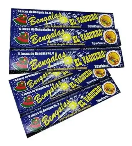 Bengala Chispitas Mariposa Bengala Luces Caja X12 Unid