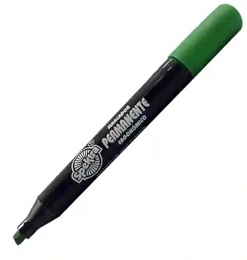 Marcador Permanente Verde Spektra