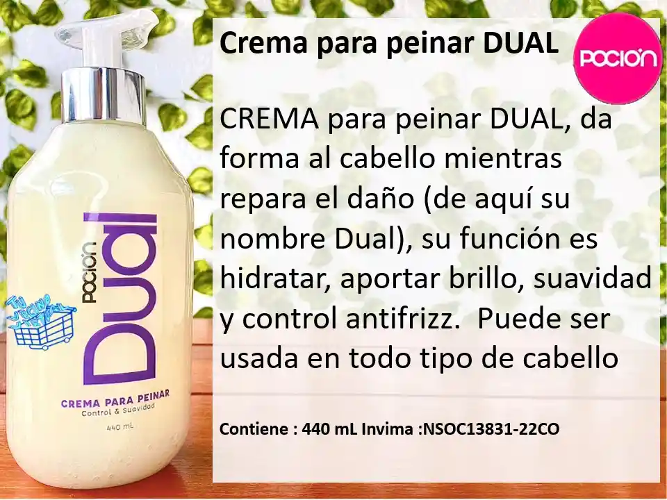 Shampoo, Tratamiento, Crema Para Peinar Y Mascarilla Ancestral La Poción