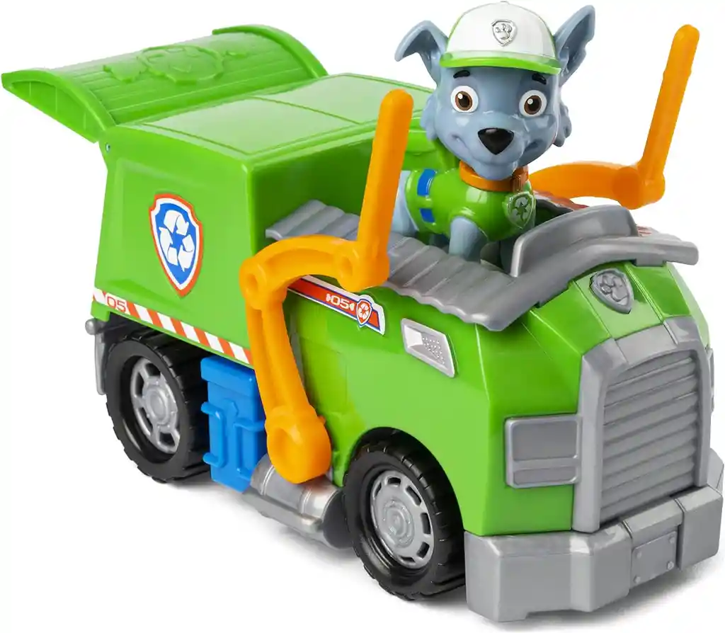 Vehículo Con Personaje Paw Patrol Rocky