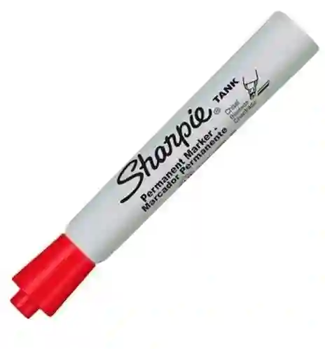 Marcador Permanente Rojo Sharpie Tank