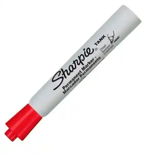 Marcador Permanente Rojo Sharpie Tank