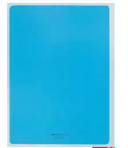 Carpeta Plastica Azul Claro Con Bisel, Tamaño Carta