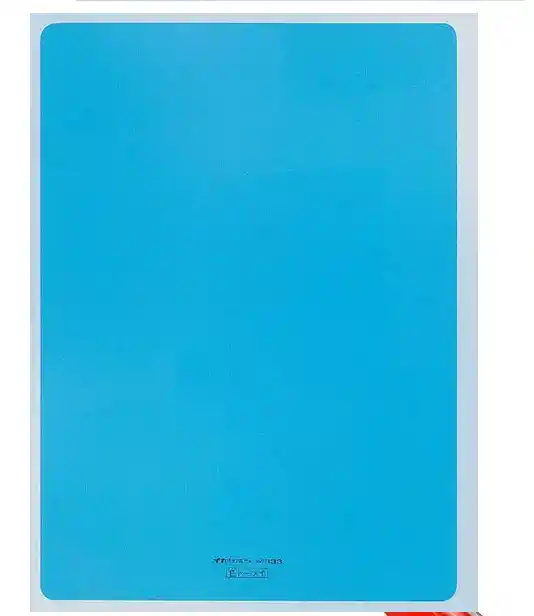 Carpeta Plastica Azul Claro Con Bisel, Tamaño Carta