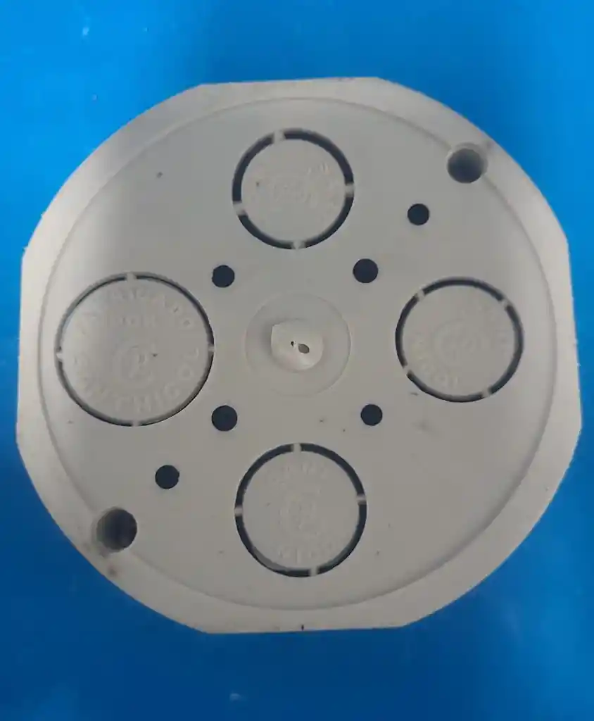 Caja Electrica Octagonal Plástico