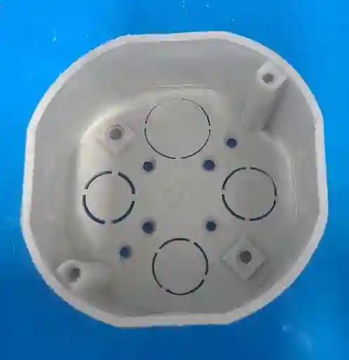 Caja Electrica Octagonal Plástico