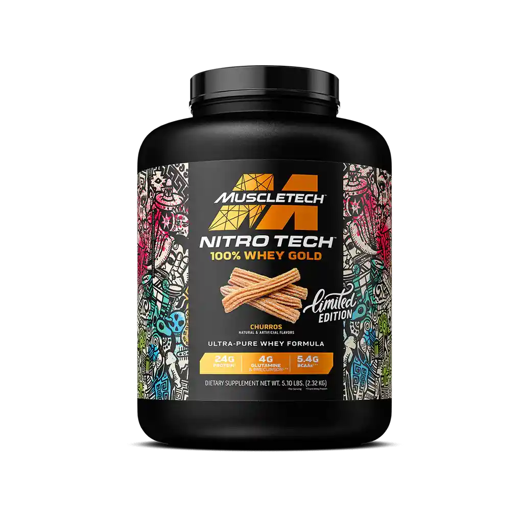 Proteína Nitrotech 100% Whey Gold Churros 5 Lb