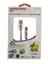 Cable Impresora Usb Promate 1.5 Metros En Blanco / Rojo