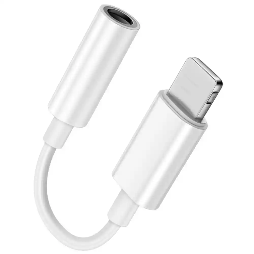 Adaptador Lightning Para Iphone A Jack 3.5mm Para Audifonos