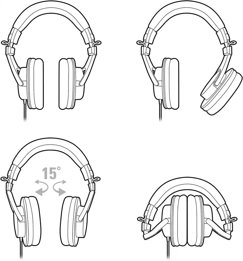 Audifonos Audiotechnica De Estudio Audio-technica Ath-m30x