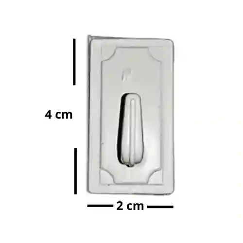 Gancho Adhesivo 4cm X 2cm X 12 Und