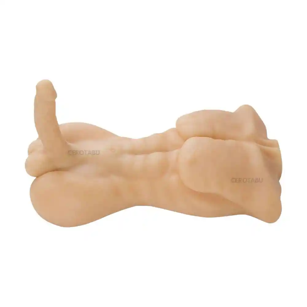 Torso Masculino Dildo + Ano Penetrable Nico 28 Cm Juguete Sexual