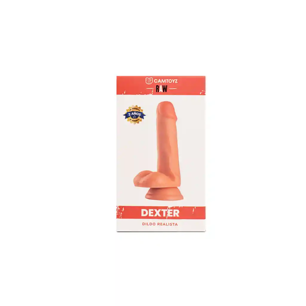 Dildo Realista Dexter 16cm Piel - Camtoyz Raw