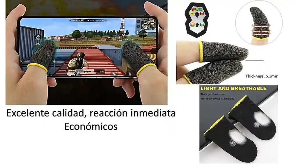 Dedos Gamer Para Pantyallas Tactil