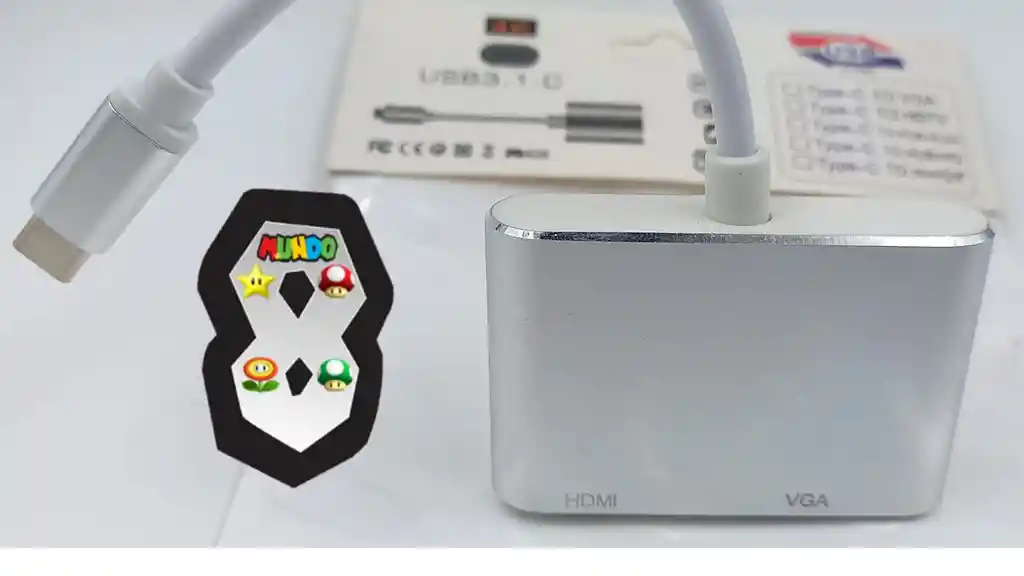 Convertidor Tipo C A Hdmi Y Vga