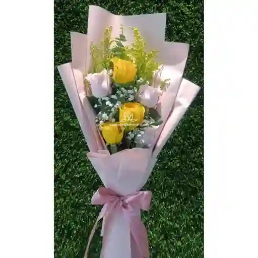 Bouquet De 6 Rosas Ternura