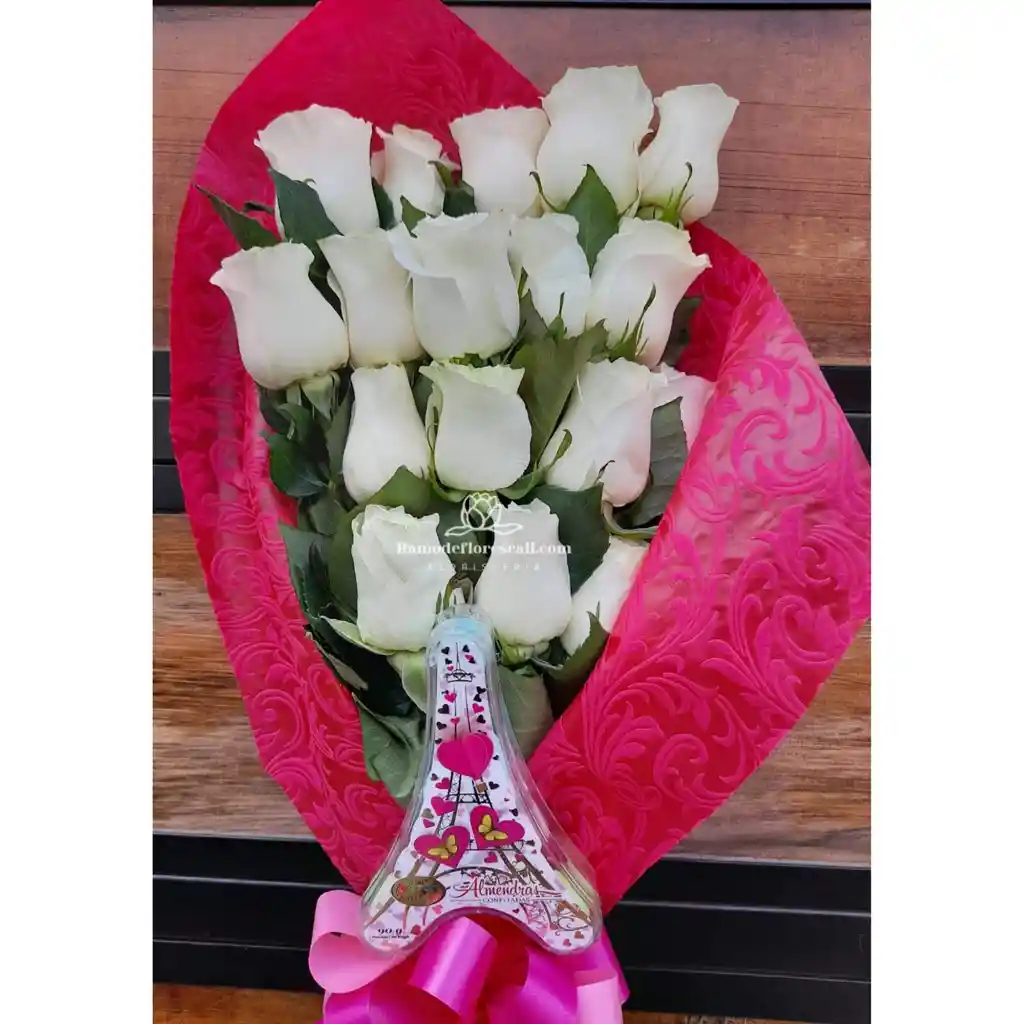 Bouquet X15 Rosas Y Chocolates