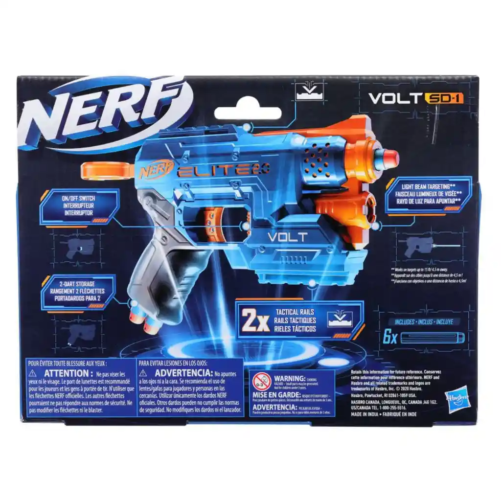 Lanzador Nerf Elite 2.0 Volt Sd-1 Hasbro