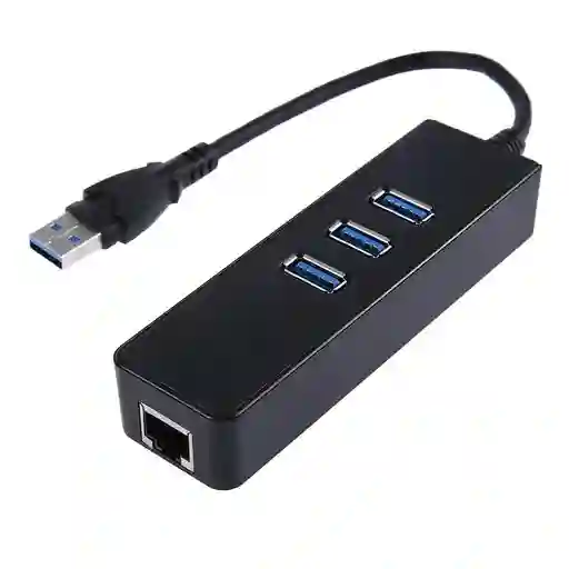 Adaptador Ethernet Usb 3.0 A Rj-45 Gigabit Mas 3 Port Usb