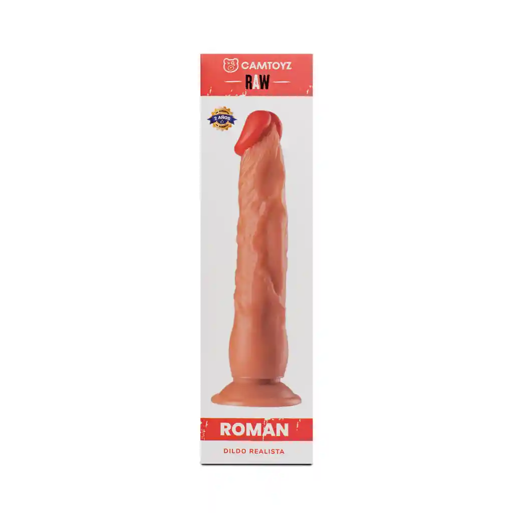 Dildo Realista Roman 23cm Café - Camtoyz Raw